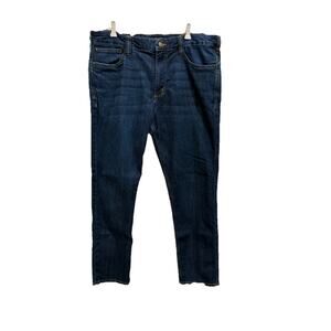 511 Tactical Pants Mens 38x32 Blue Jeans Dark Wash Denim Jeans Straight Leg
